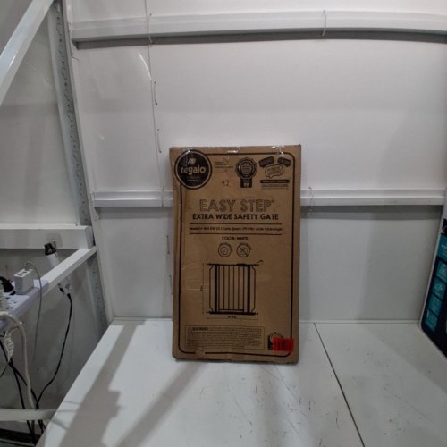 REGALO EASY STEP EXTRA WIDE BABY GATE - 30" X 29"-49" - WHITE (MODEL: 1164 EW DS) image 3
