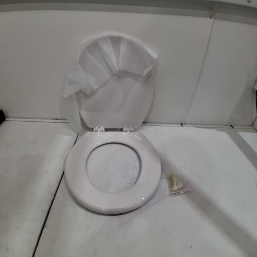 CENTOCO ROUND CENTOCORE MOLDED HEAVY DUTY TOILET SEAT - 17" - WHITE (MODEL: DS700-001) image 2