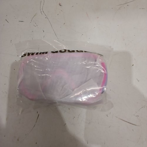 GIRLS SUPERTRIP TEMPERED GLASS SWIM GOGGLES WITH NOSE COVER - FOR AGES 6 TO 14 - PURPLE/PINK (MODEL: QK003) image 3