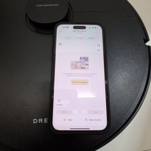 DREAME L40 ULTRA GEN 2 ROBOT VACUUM AND MOP - 25,000PA SUCTION, VOICE & APP CONTROL - BLACK - (MODEL: RLL53SE) image 4