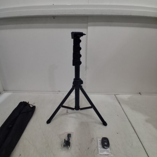 YOTOCVERSION PHONE TRIPOD STAND & SELFIE STICK - UP TO 67" - BLACK image 2