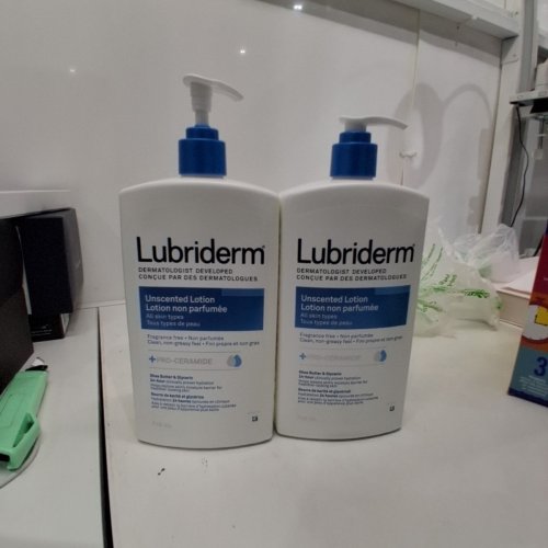 2PK LUBRIDERM + PRO-CERAMIDE UNSCENTED LOTION FOR ALL SKIN TYPES - 710ML/EACH image 3