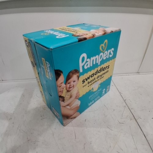144PK PAMPERS SWADDLERS - SIZE 2 - MULTICOLOR image 2