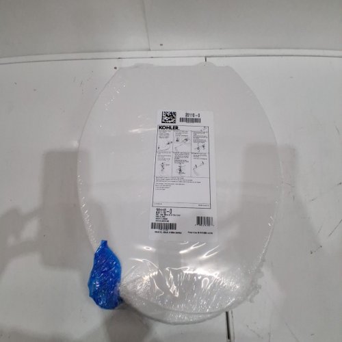 KOHLER QUITE-CLOSE ELONGATED TOILET SEAT - WHITE (MODEL: 20110-0) image 2