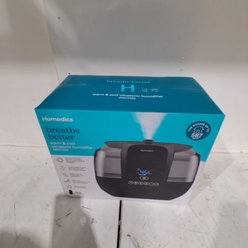 HOMEDICS TOP FILL WARM MIST MEDIUM ROOM TABLETOP HUMITIFIER - 587 SQ. FT. - BLACK (MODEL:WMTF355) image 2