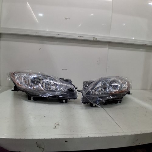 2PK ECCPP HEADLIGHT ASSEMBLY REPLACEMENT COMPATIBLE WITH 2010-2013 MAZDA 3 image 2