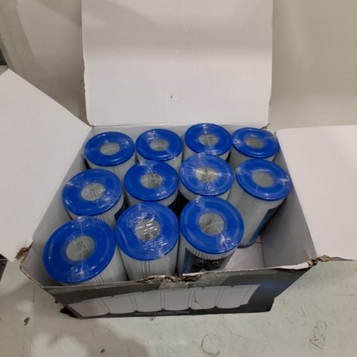 11PC POOL PURE POOL & SPA REPLACEMENT FILTERS - 4.25" X 8" - BLUE/WHITE (PLFPRB75) image 3