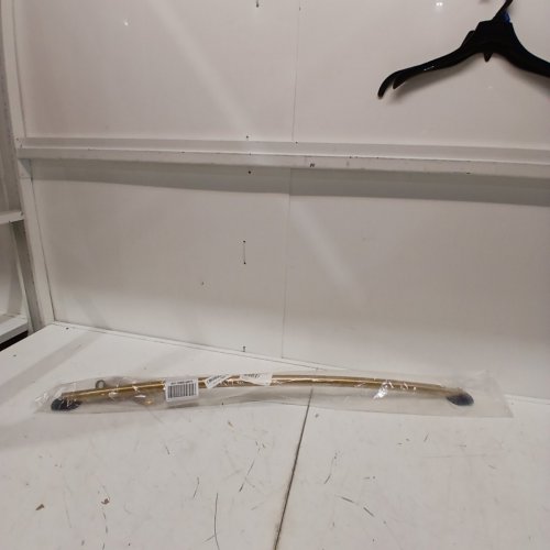 MOEN ADJUSTABLE LENGTH FIXED MOUNT SINGLE CURVED SHOWER ROD - 54" TO 72" - BRUSHED GOLD (MODEL: CSR2160BG) image 2