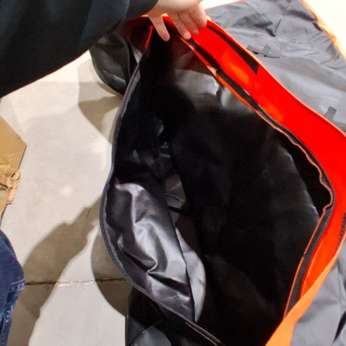 OHUHU WATERPROOF ROOFTOP CAR BAG WITHOUT RACK - 21 CUBIC FEET - BLACK / ORANGE (MODEL: Y60-82000-63) image 3
