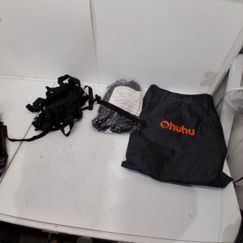 OHUHU WATERPROOF ROOFTOP CAR BAG WITHOUT RACK - 21 CUBIC FEET - BLACK / ORANGE (MODEL: Y60-82000-63) image 5