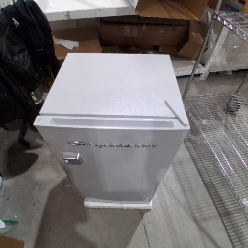 FRIGIDAIRE 3.2CUFT RETRO MINI FRIDGE WITH SIDE BOTTLE OPENER - MOONBEAM (MODEL: EFR376-MOONBM-6COM) image 3