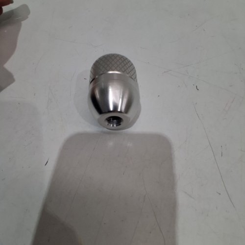 WEIGHTED GEAR SHIFT KNOW WITH ENGRAVINGS - FOR HONDA GK5 - SILVER image 2