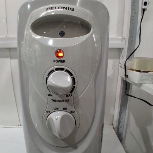 PELONIS OIL FILLED RADIANT SPACE HEATER - 1500W, 120 V - OFF-WHITE (MODEL: PHO15A2AGW) image 2