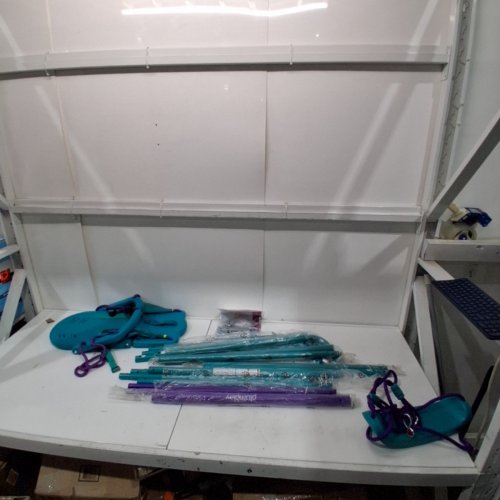PLUM OUTDOOR SWING SET - 4.92FT X 3.61FT X 4.2FT - TEAL / PURPLE image 3