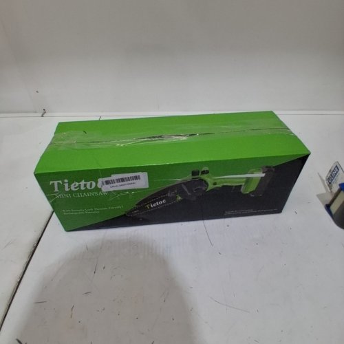TIETOC 6" CORDLESS MINI HANDHELD CHAINSAW WITH 21V BATTERY - 880W - GREEN image 5