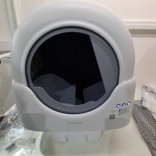 MULTI-CAT SELF CLEANING LITTER BOX WITH ODOR CONTROL & AUTO CLEAN - WHITE image 2