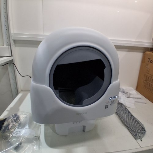 MULTI-CAT SELF CLEANING LITTER BOX WITH ODOR CONTROL & AUTO CLEAN - WHITE image 4