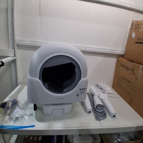 MULTI-CAT SELF CLEANING LITTER BOX WITH ODOR CONTROL & AUTO CLEAN - WHITE image 5