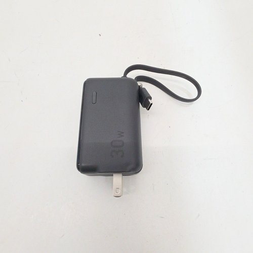 ANKER 3-IN-1 POWER BANK WITH BUILT IN USB-C CABLE - 5000MAH - 30W - BLACK (MODEL: A1636H11-1) image 3
