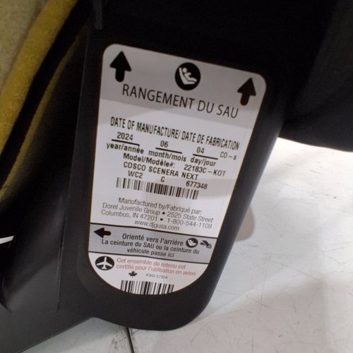 COSCO SCENERA NEXT CONVERTIBLE CAR SEAT - BLACKOUT (MODEL: 22183C-KOT) image 2