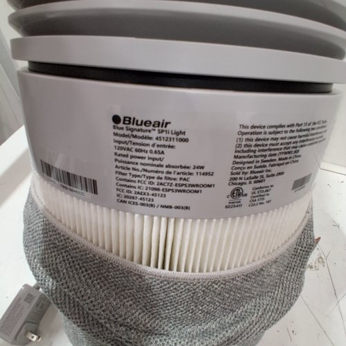 BLUEAIR BLUE SIGNATURE SP11 LIGHT AIR PURIFIER - 120V - 24W - 1190 SQ. FT - GRAY (MODEL: 4512311000) image 3