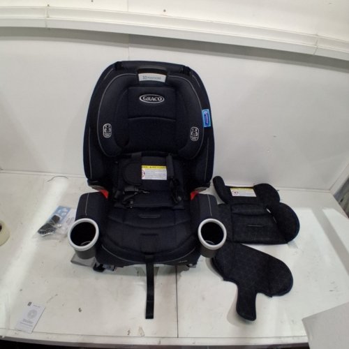GRACO 4EVER 4-IN-1 CONVERTIBLE FROM INFANT TO TODDLER CAR SEAT WITH WASHABLE SEAT COVER - 4-120LB CAPACITY - DREW STYLE /NAVY BLUE (MODEL: 2168323) image 3