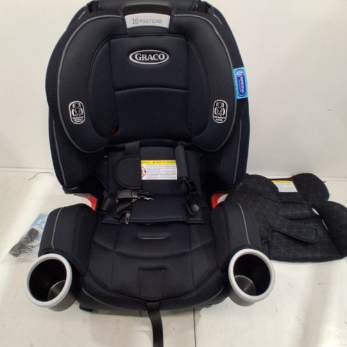 GRACO 4EVER 4-IN-1 CONVERTIBLE FROM INFANT TO TODDLER CAR SEAT WITH WASHABLE SEAT COVER - 4-120LB CAPACITY - DREW STYLE /NAVY BLUE (MODEL: 2168323) image 5