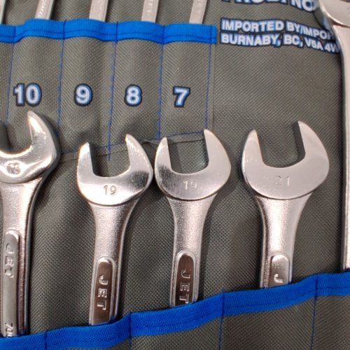 22PC JET METRIC RAISED PANEL COMBINATION WRENCH SET (MODEL: CWS-22M / 700177) image 3