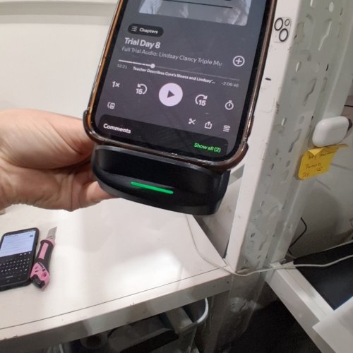 NANAMI FAST WIRELESS CHARGER - 15W - BLACK (MODEL:A800) image 2