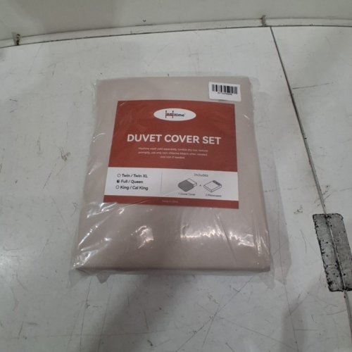 3PC HITIME ULTRA SOFT DUVET COVER SET - FULL/QUEEN - BEIGE (MODEL: H062) image 5
