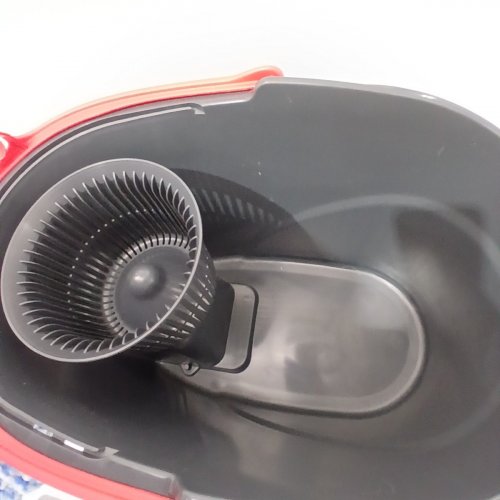 VILEDA EASYWRING RINSECLEAN SPIN MOP & BUCKET SYSTEM - GREY/BLUE image 4