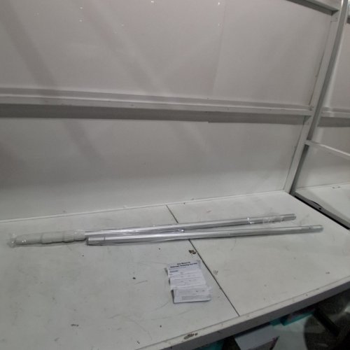 ROMIVO TELESCOPIC POOL SKIMMER POLE - 10FT - ALUMINUM/WHITE (MODEL: LG01) image 2