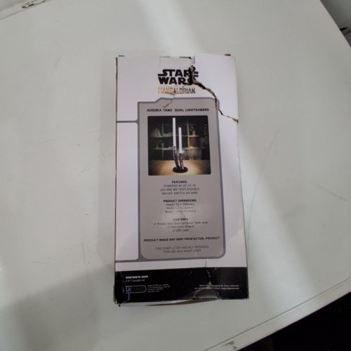 STAR WARS The MANDALORIAN AHSOKA TANO DUAL LIGHTSABER DESK LAMP - 23" X 6" image 2