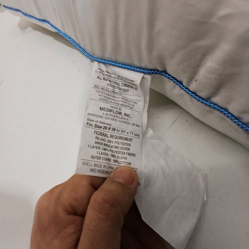MEDIFLOW ELITE WATERBASE FIBER PILLOW - QUEEN (MODEL: 2065-A1) image 3