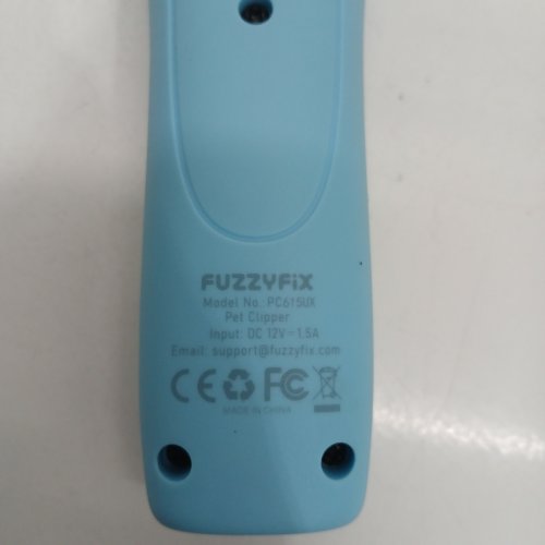 11PC FUZZYFIX PROFESSIONAL BLUEWAVE PET CLIPPER GROOMING SET - 12 V, 1.5A - BLUE (MODEL: PC615UX) image 3