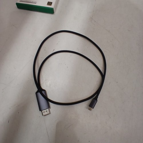 UGREEN USB C TO DISPLAYPORT 2.1 BRAIDED CABLE - 3.3FT - BLACK image 2