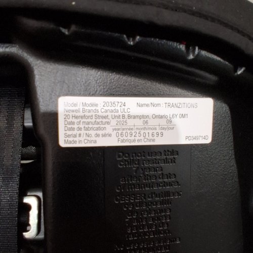 GRACO TRANZITIONS 3-IN-1 HARNESS BOOSTER SEAT - 22-100LBS - PROOF BLACK (MODEL: 2035724) image 2