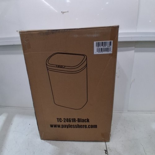 BESTOFFICE KITCHEN TRASH CAN WITH TOUCH FREE LID - 13GAL - BLACK (MODEL: TC-2461R-BLACK) image 4