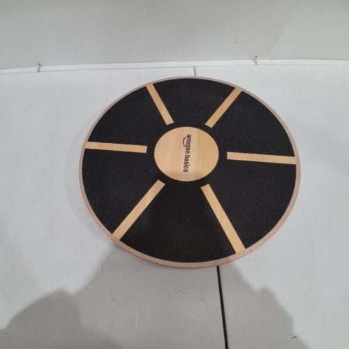 AMAZON BASICS WOOD WOBBLE BALANCE TRAINER BOARD - 15.5" image 2