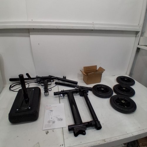 WHLICKS STEERABLE 4-WHEEL KNEE RELIEF SCOOTER - 300LBS MAX - BLACK (ITEM: KS03) image 3