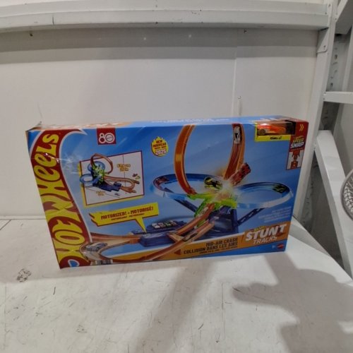 HOT WHEELS STUNT TRACKS MID-AIR CRASH TRACK SET - 25" - MULTICOLOR image 7