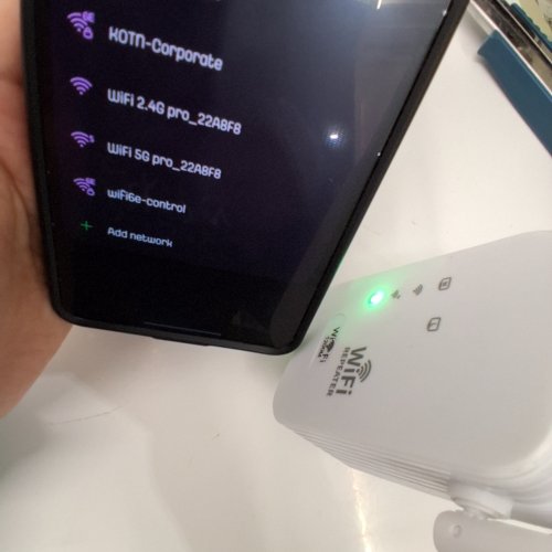 OASLAS DUAL BAND WIFI EXTENDER - 1200MBPS MAX - WHITE image 2