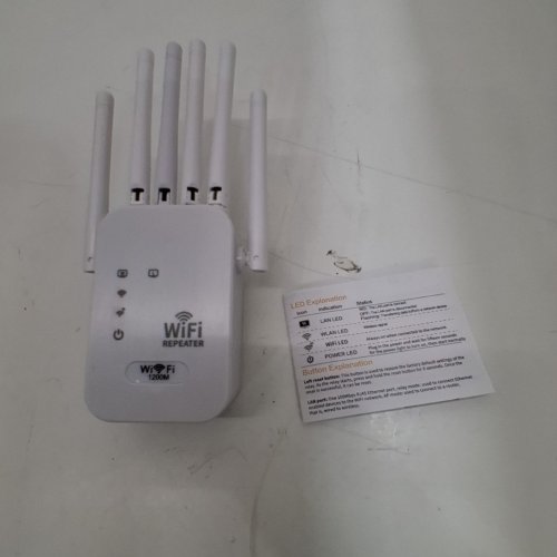 OASLAS DUAL BAND WIFI EXTENDER - 1200MBPS MAX - WHITE image 3
