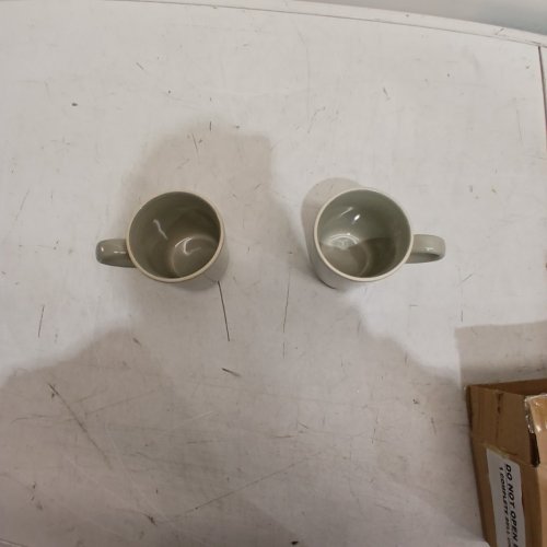 2PK HOMETRENDS FIONA MUGS - 13 OZ - GREY image 4