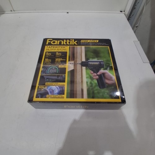 21PC FANTTIK Z100 APEX SMART BRUSHLESS CORDLESS DRILL - 1250RPM - 30NM TORQUE - BLACK (MODEL: 1922062) image 2