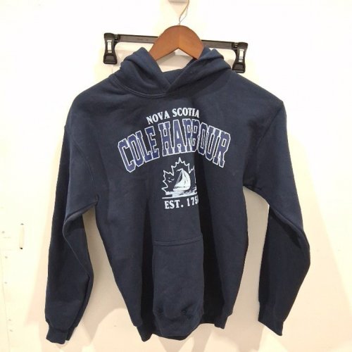 YOUTH GILDAN HEAVY BLEND PULLOVER HOODIE - LARGE - NAVY image 2