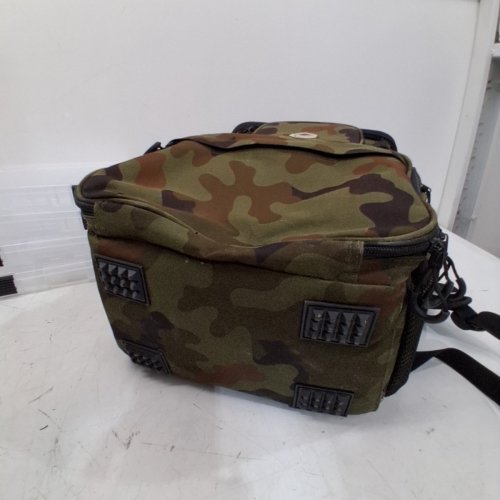 5PC GATRIAL WATERPROOF FISHING BACKPACK WITH TACKLE STORAGE BOXES BACKPACK - 15" X 8.5" X 16" - CAMOUFLAGE (MODEL:2450) image 4