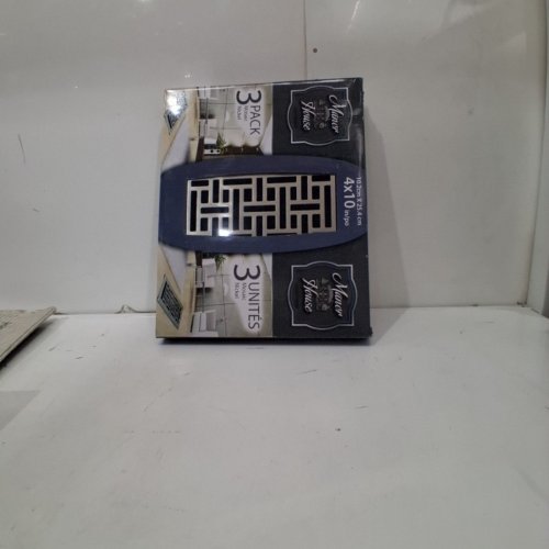 3PK MANOR HOUSE MOSAIC VENT COVER - 4" X 10" - NICKEL (MODEL: MH2002) image 3