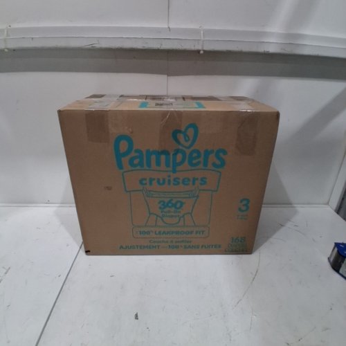 168PK PAMPERS CRUISERS DISPOSABLE BABY DIAPERS - SIZE 3 (16-28LBS) image 4