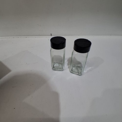 24PK DUAL SIDE SPICE JAR SET - BLACK/CLEAR image 2